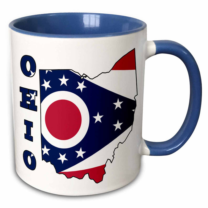 image of 11oz Two-Tone Blue Mug