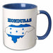 image of 11oz Two-Tone Blue Mug