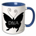 image of 15oz Two-Tone Blue Mug