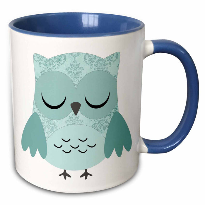 image of 11oz Two-Tone Blue Mug