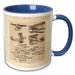 image of 15oz Two-Tone Blue Mug