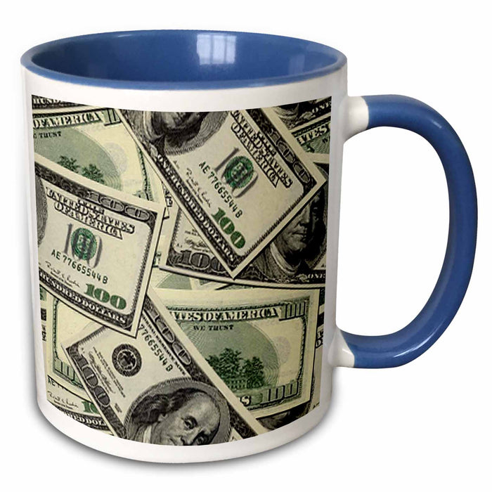 image of 11oz Two-Tone Blue Mug