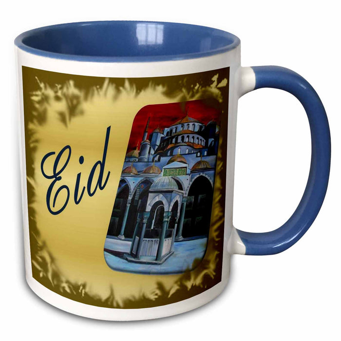 image of 15oz Two-Tone Blue Mug