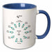 image of 15oz Two-Tone Blue Mug