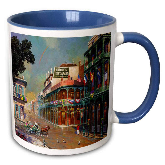 image of 11oz Two-Tone Blue Mug