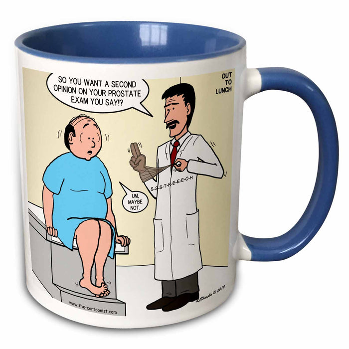 image of 11oz Two-Tone Blue Mug