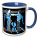 image of 11oz Two-Tone Blue Mug