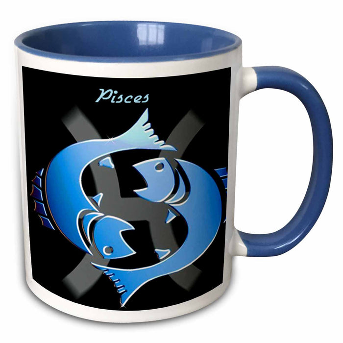 image of 15oz Two-Tone Blue Mug