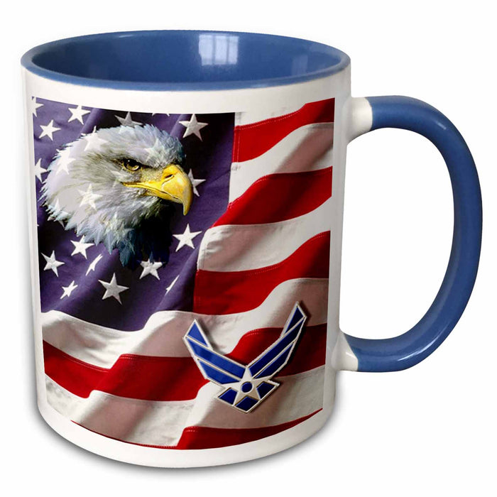 image of 11oz Two-Tone Blue Mug