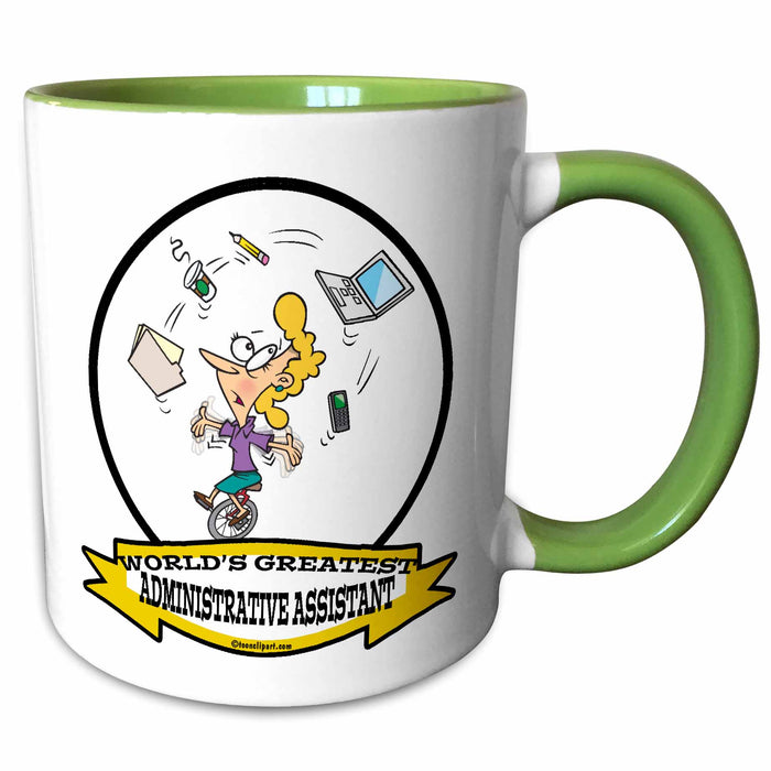 image of 11oz Two-Tone Green Mug