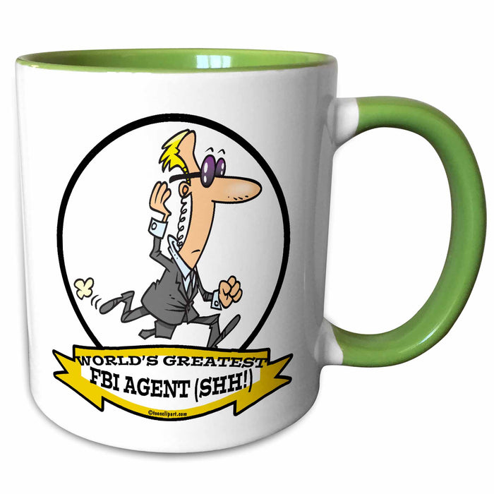 image of 11oz Two-Tone Green Mug