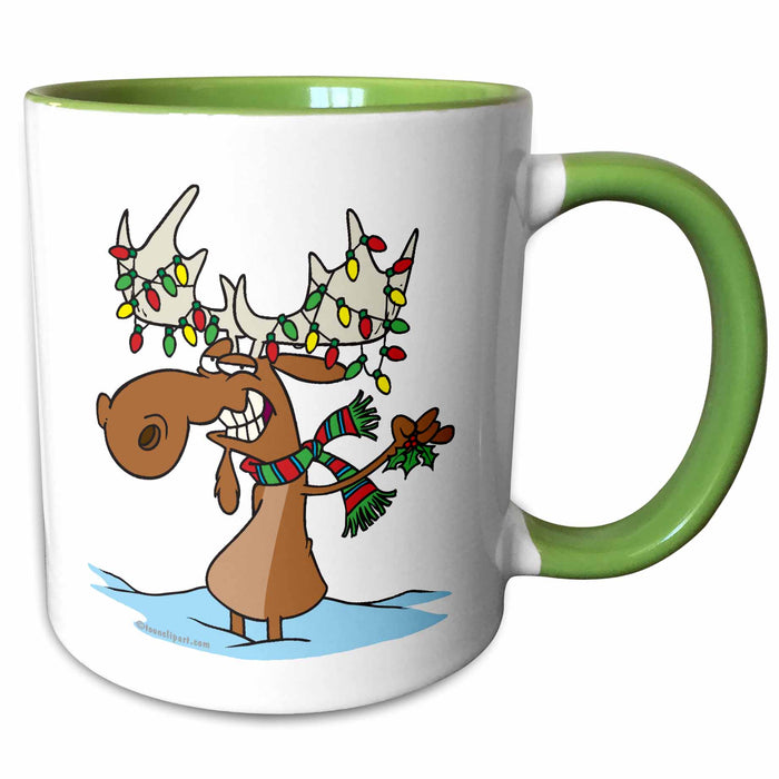 image of 11oz Two-Tone Green Mug