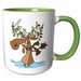 image of 11oz Two-Tone Green Mug