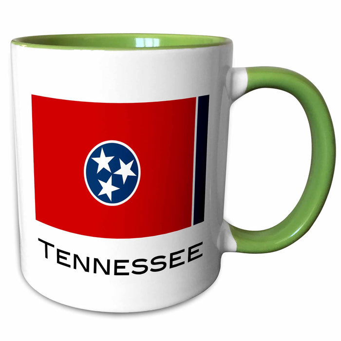 image of 15oz Two-Tone Green Mug