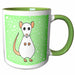 image of 15oz Two-Tone Green Mug