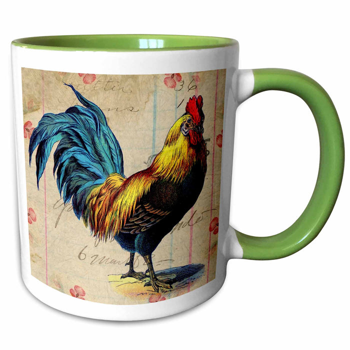 image of 15oz Two-Tone Green Mug