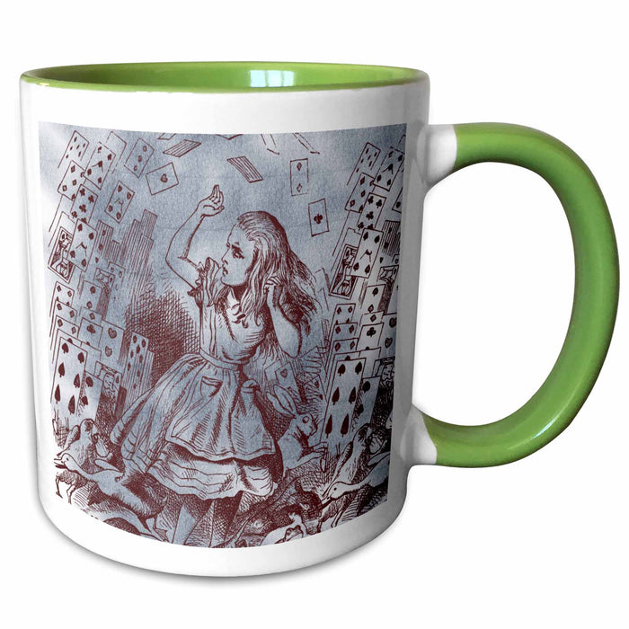 image of 15oz Two-Tone Green Mug