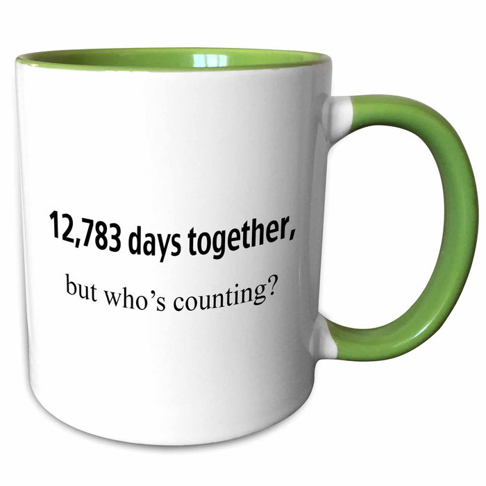 image of 11oz Two-Tone Green Mug