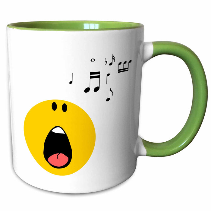 image of 15oz Two-Tone Green Mug