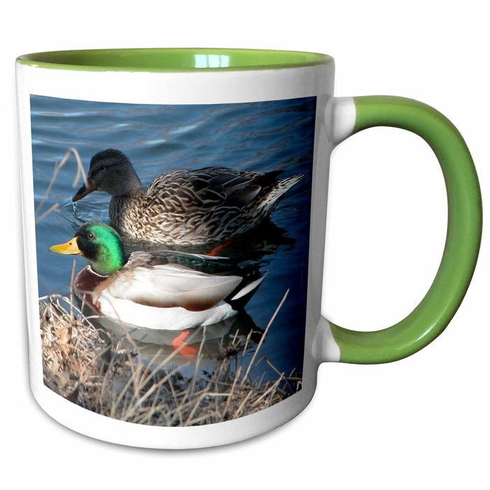 image of 11oz Two-Tone Green Mug