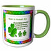 image of 15oz Two-Tone Green Mug