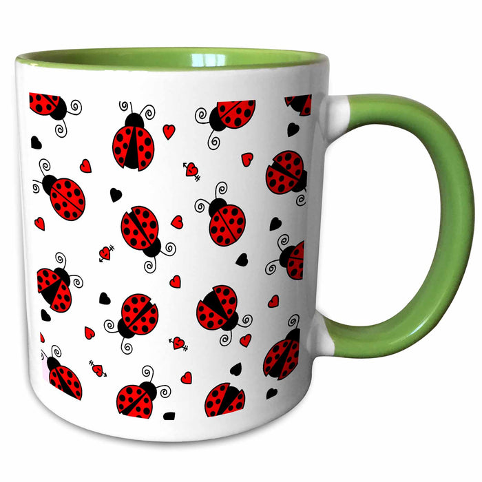 image of 11oz Two-Tone Green Mug