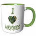 image of 11oz Two-Tone Green Mug