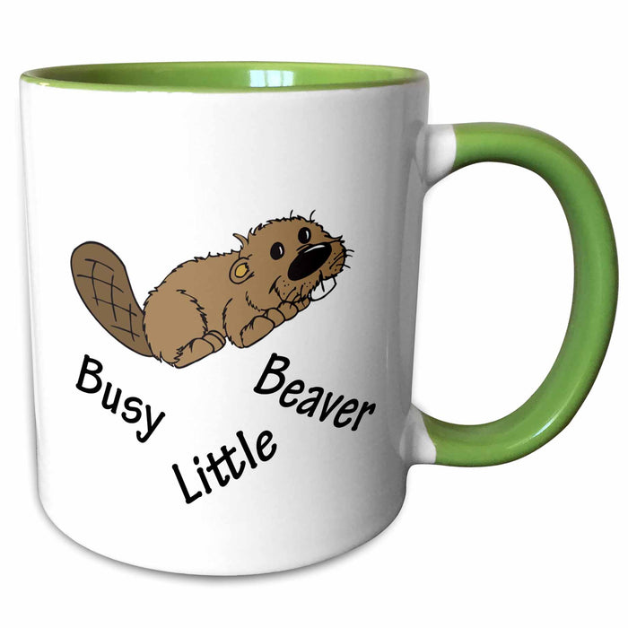 image of 15oz Two-Tone Green Mug