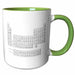 image of 15oz Two-Tone Green Mug