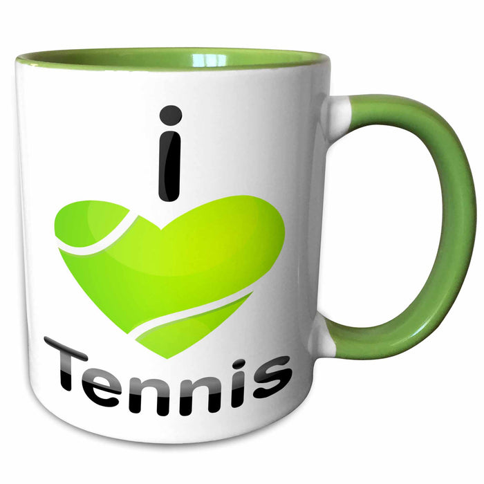 image of 11oz Two-Tone Green Mug