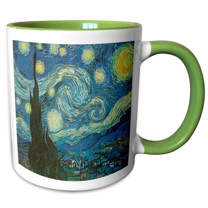 image of 15oz Two-Tone Green Mug