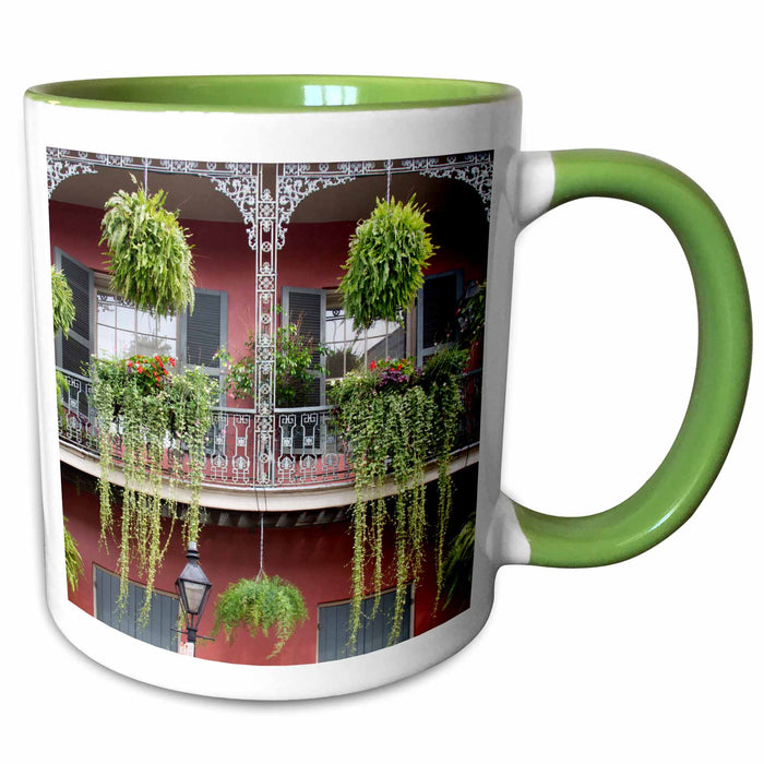 image of 15oz Two-Tone Green Mug