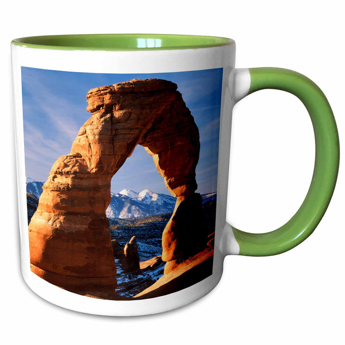 image of 11oz Two-Tone Green Mug