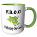 image of 15oz Two-Tone Green Mug