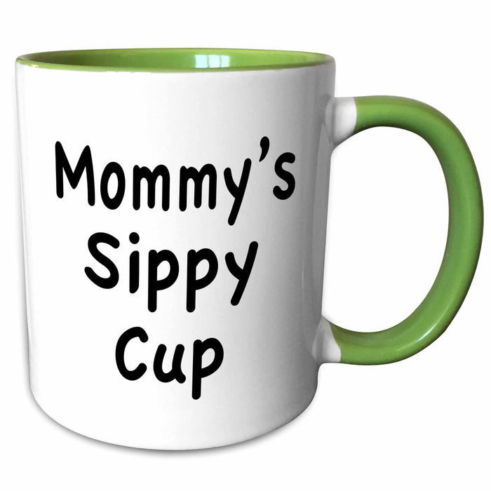 image of 15oz Two-Tone Green Mug