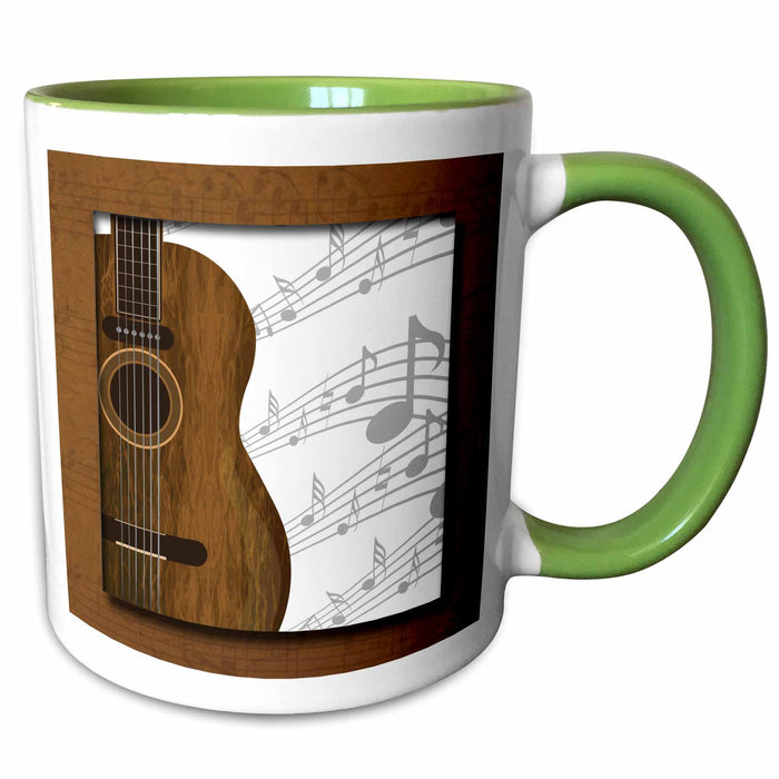 image of 11oz Two-Tone Green Mug