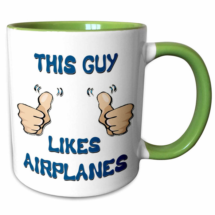 image of 15oz Two-Tone Green Mug