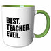 image of 11oz Two-Tone Green Mug