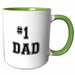 image of 11oz Two-Tone Green Mug