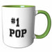 image of 11oz Two-Tone Green Mug