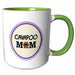 image of 15oz Two-Tone Green Mug