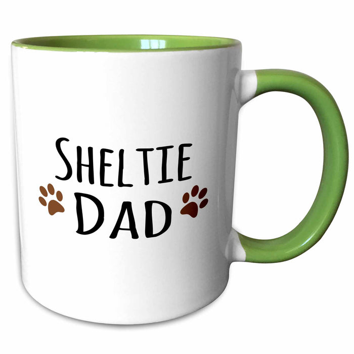 image of 15oz Two-Tone Green Mug