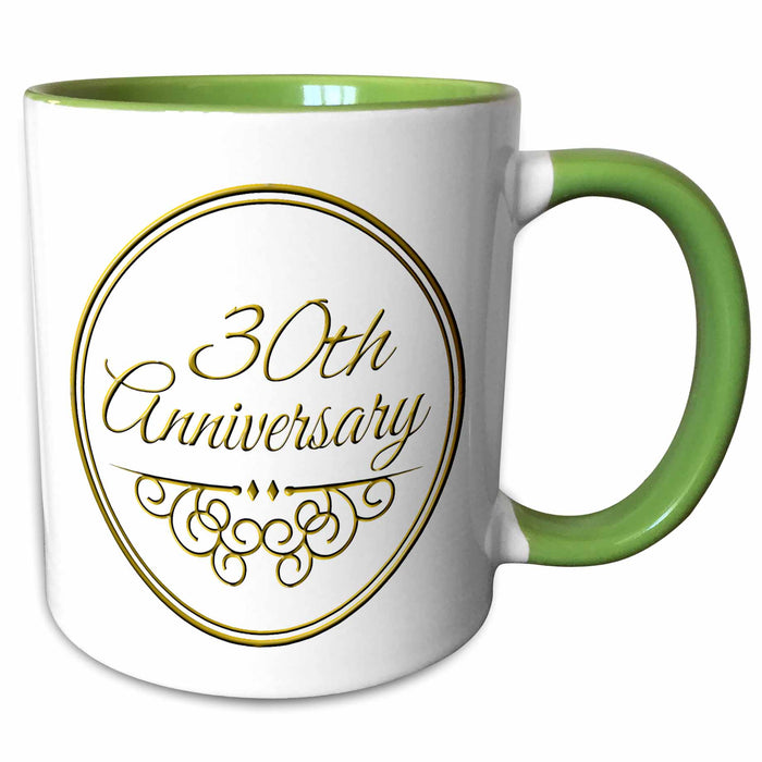 image of 15oz Two-Tone Green Mug