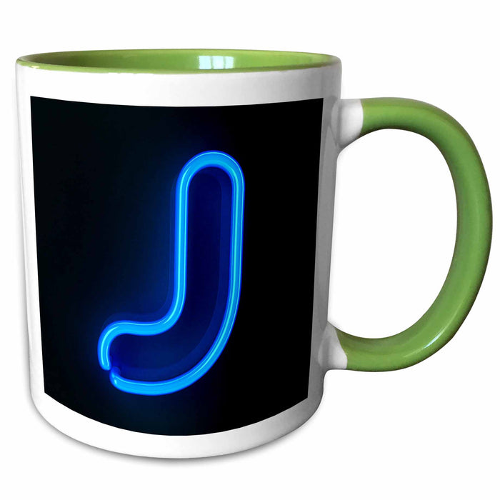 image of 15oz Two-Tone Green Mug