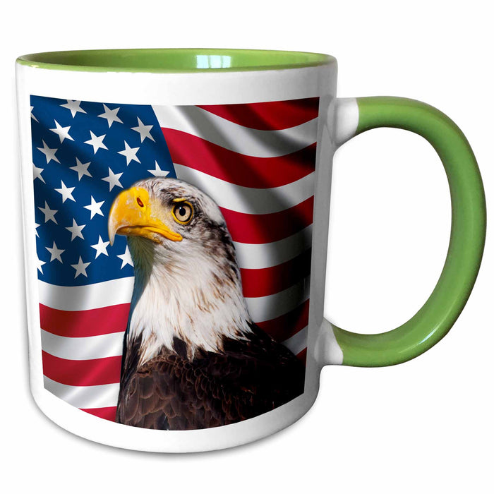 image of 11oz Two-Tone Green Mug