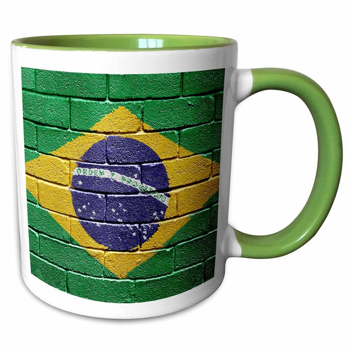 image of 11oz Two-Tone Green Mug