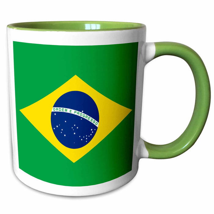 image of 11oz Two-Tone Green Mug