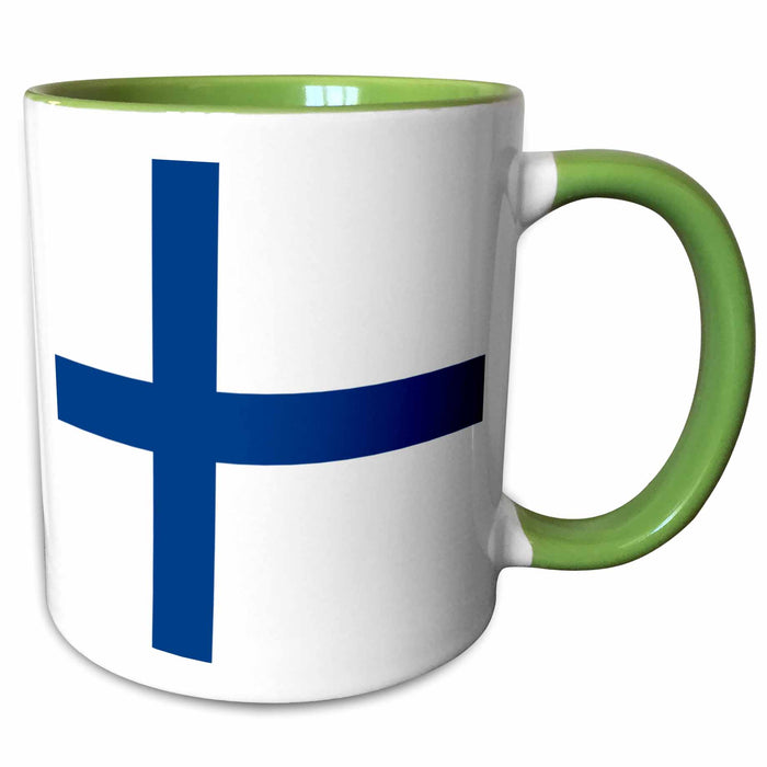 image of 15oz Two-Tone Green Mug