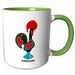 image of 15oz Two-Tone Green Mug