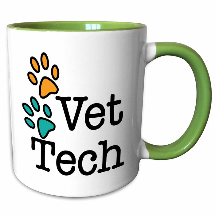 image of 15oz Two-Tone Green Mug